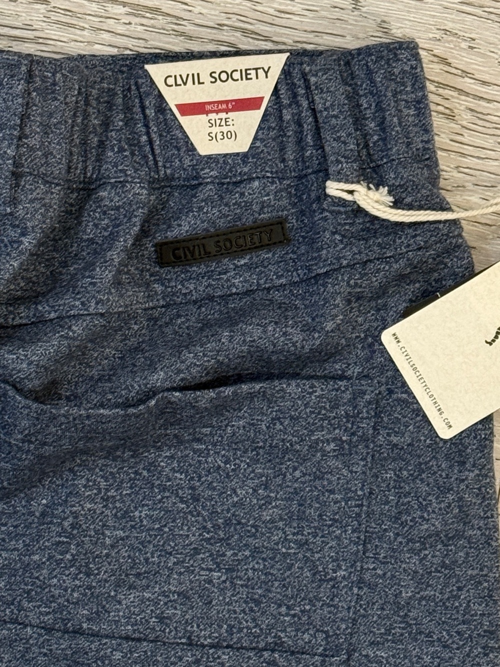 Civil Society Men’s 6” Keith Tailored Shorts - Picture 2 of 10